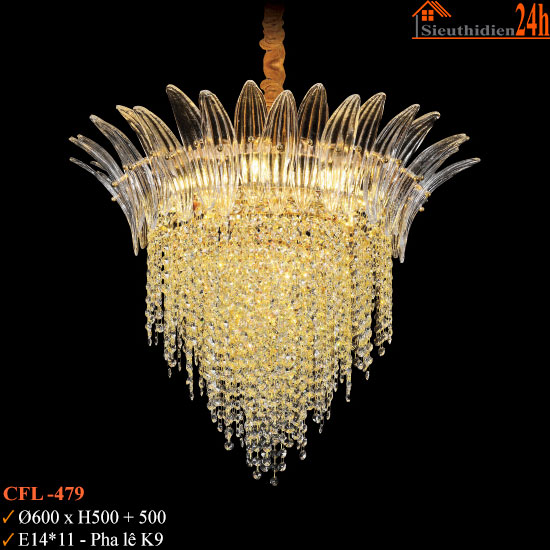 Đèn Chùm Pha Lê Euroto CFL-479