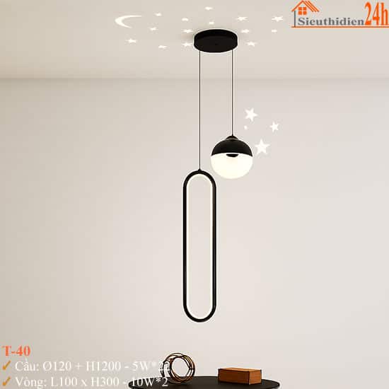 Đèn Thả Trần Euroto T-40