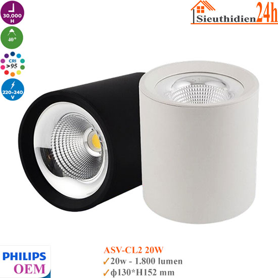 Đèn Ống Bơ Philips OEM ASV-CL2 20W