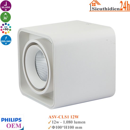 Đèn Ống Bơ Philips OEM ASV-CLS1 12W