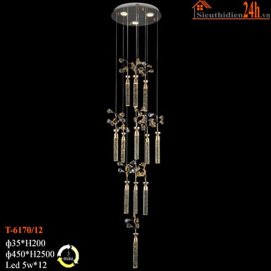 Đèn Thả Pha Lê Euroto T-6170/12