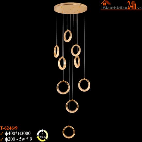 Đèn Thả Trần Euroto T-6246/9