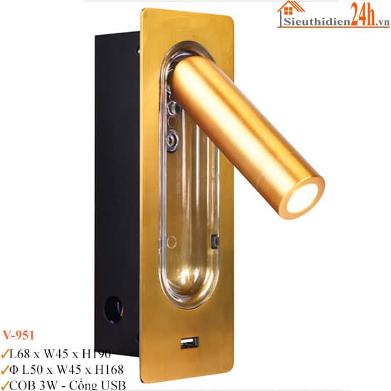 Đèn Tường Euroto V-951