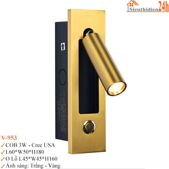 Đèn Tường Euroto V-953