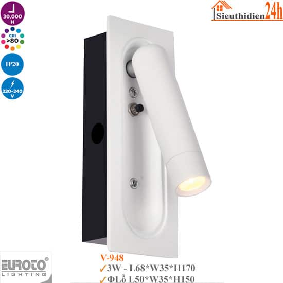 Đèn Tường Euroto V-948