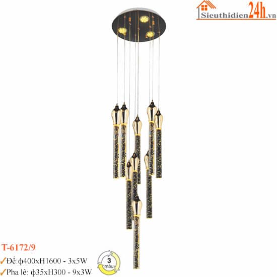 Đèn Thả Pha Lê Euroto T-6172/9