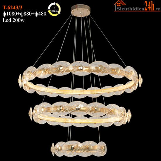 Đèn Thả Trần Euroto T-6243/3