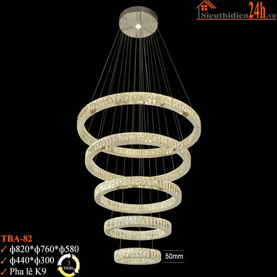 Đèn Thả Pha Lê Euroto TBA-82
