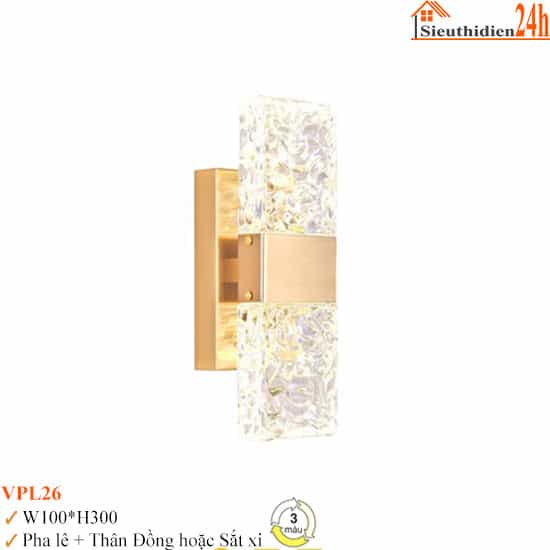 Đèn Tường Pha Lê 355 VPL26