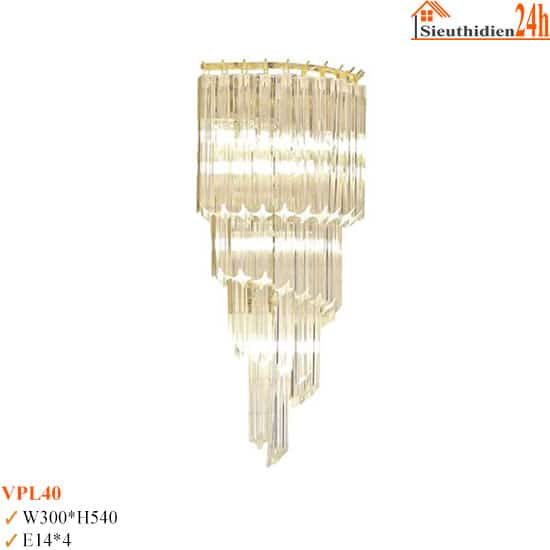 Đèn Tường Pha Lê 355 VPL40