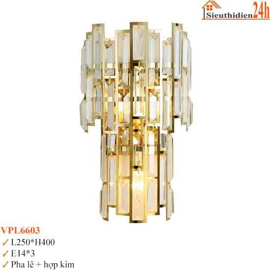 Đèn Tường Pha Lê 355 VPL6603