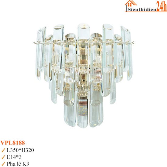 Đèn Tường Pha Lê 355 VPL8188