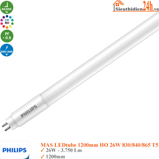 Bóng Đèn Tuýp Philips MAS LEDtube 1200mm HO 26W T5