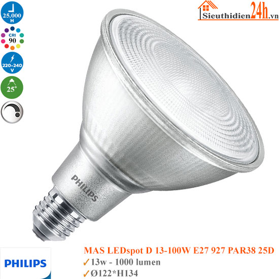 Bóng Đèn Philips MAS LEDspot D 13-100W PAR38