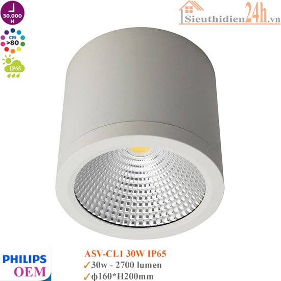 Đèn Ống Bơ Philips OEM ASV-CL1 30W IP65