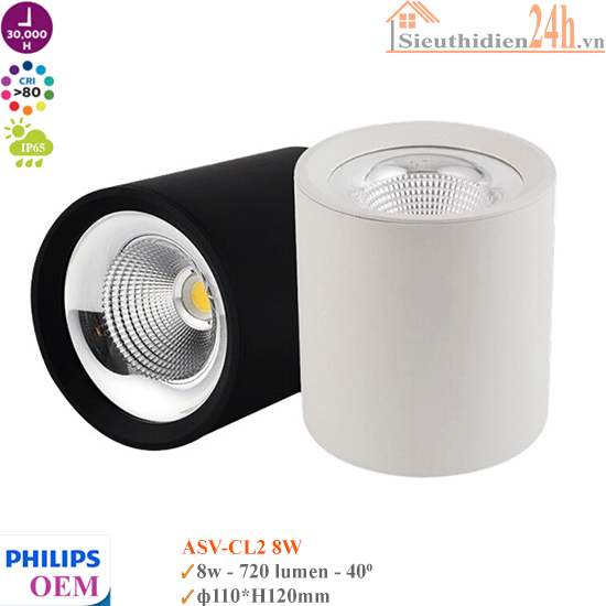 Đèn Ống Bơ Philips OEM ASV-CL2 8W