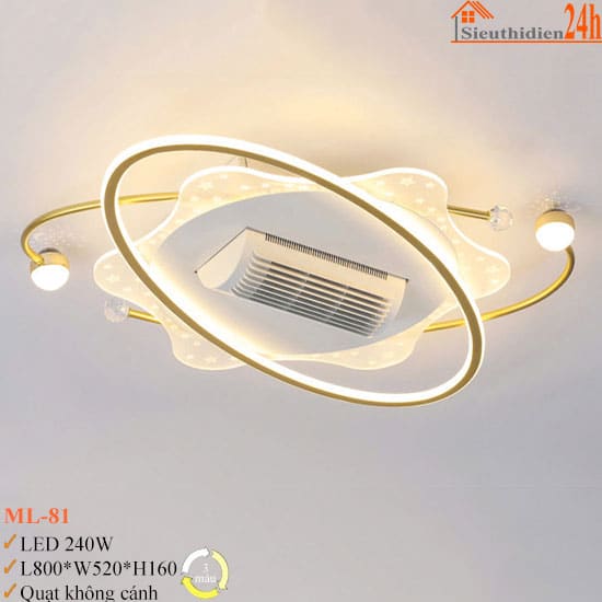 Đèn Quạt Không Cánh Euroto ML-81