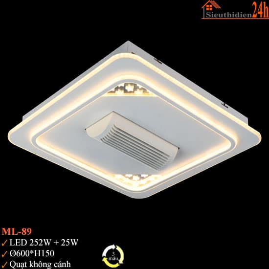 Đèn Quạt Không Cánh Euroto ML-89