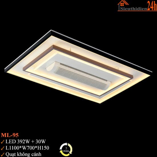 Đèn Quạt Không Cánh Euroto ML-95