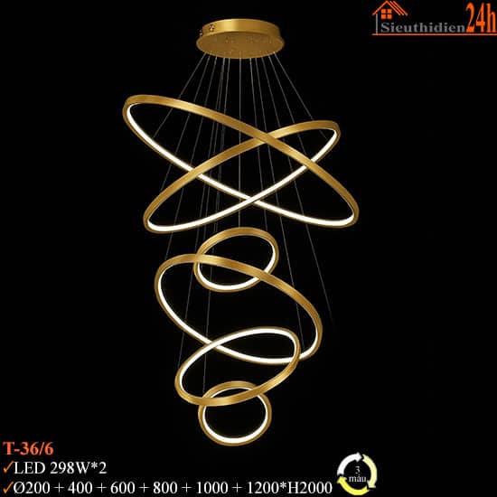 Đèn Thả Trần Euroto T-36/6