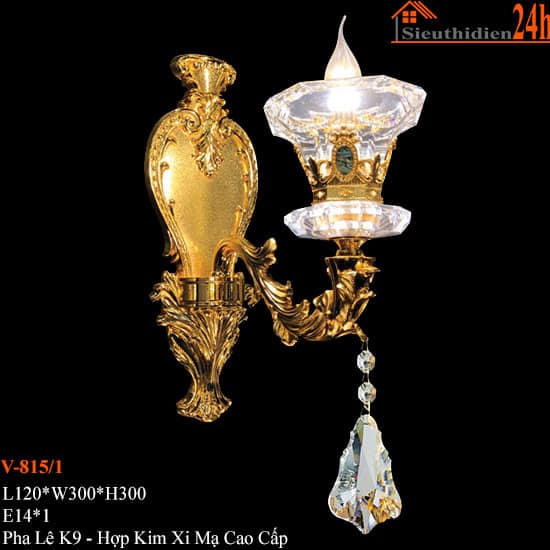 Đèn Tường Pha Lê Euroto V-815/1