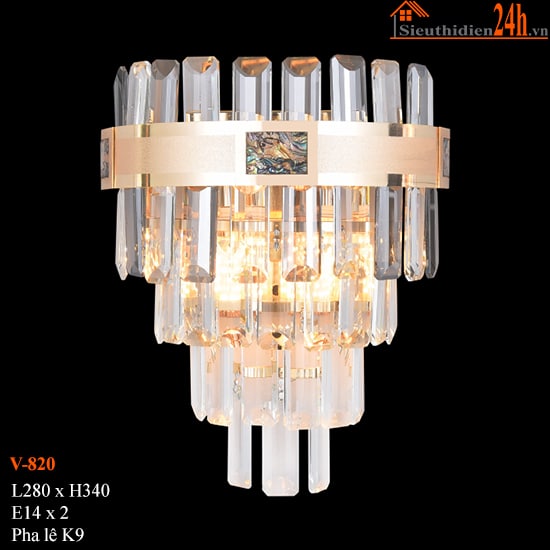 Đèn Tường Pha Lê Euroto V-820