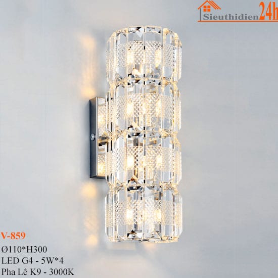 Đèn Tường Pha Lê Euroto V-859