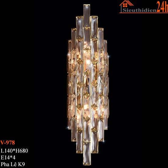 Đèn Tường Pha Lê Euroto V-978