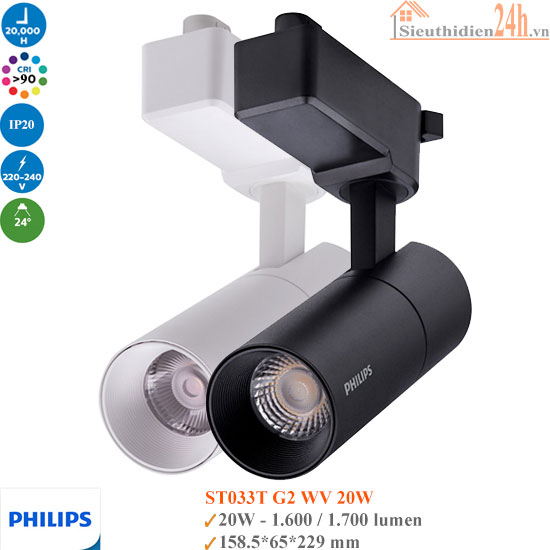 Đèn Rọi Ray Philips ST033T G2 WV 20W