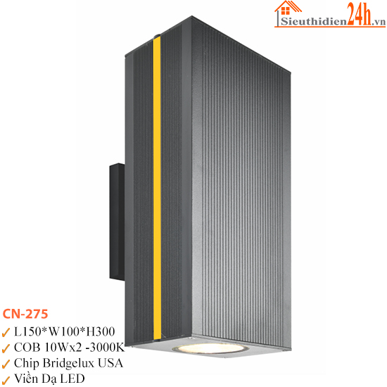 Đèn Tường Ngoài Trời Euroto CN-275