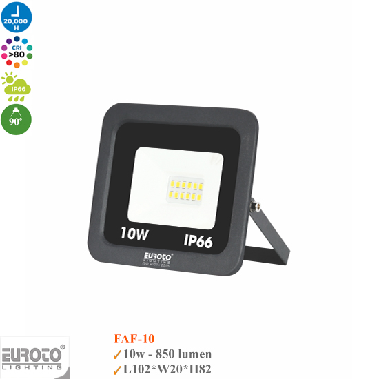 Đèn Led Pha Euroto FAF-10W