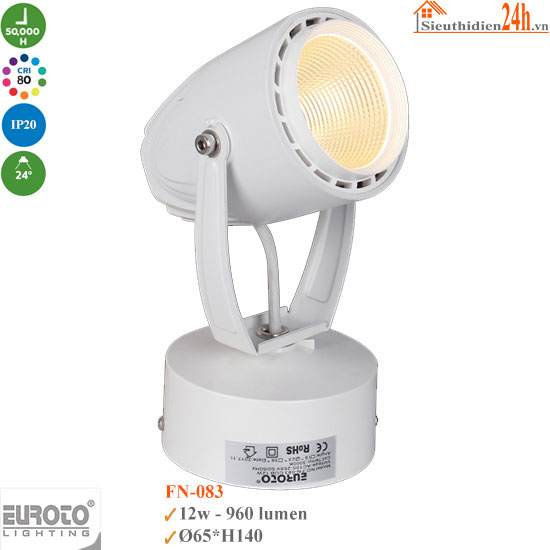 Đèn Rọi Đế Ngồi Euroto FN-083 12w