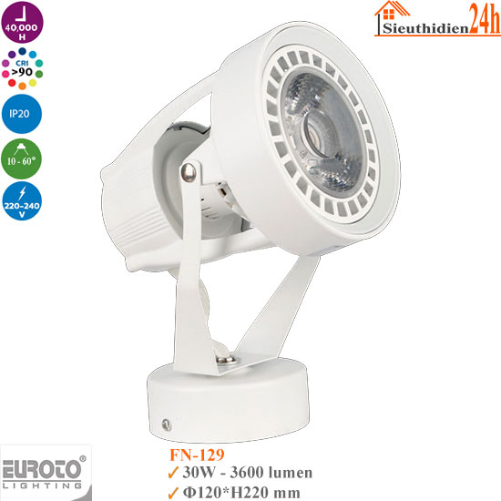 Đèn Rọi Đế Ngồi Euroto FN-129 30w