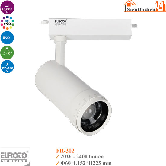 Đèn Rọi Ray Euroto FR-302 20w