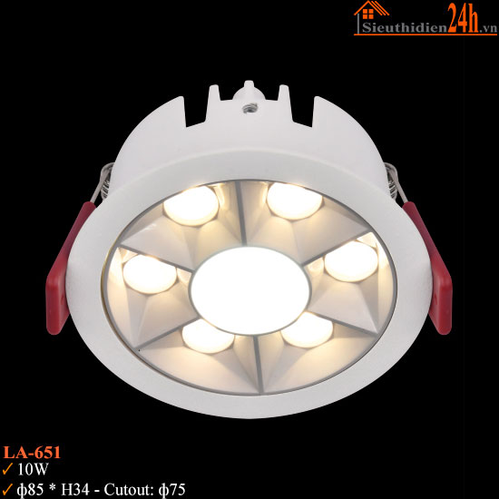 Đèn Spotlight Âm Trần Euroto LA-651 10w