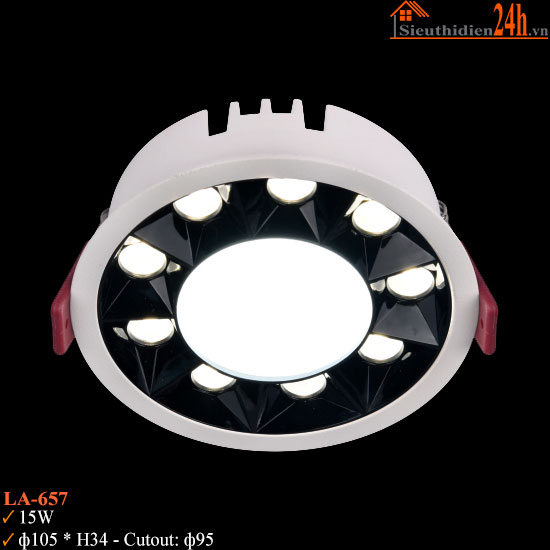 Đèn Spotlight Âm Trần Euroto LA-657 15w