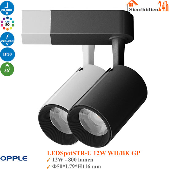 Đèn Rọi Ray Opple LEDSpotSTR-U 12W