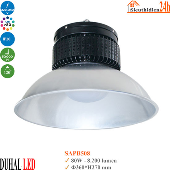 Đèn Led Highbay Duhal SAPB508 80W