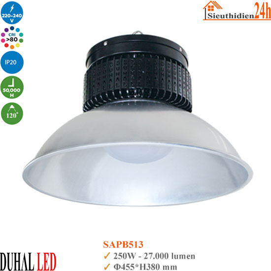 Đèn Led Highbay Duhal SAPB513 250W