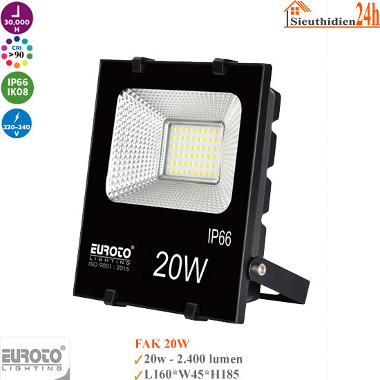 Đèn Led Pha Euroto FAK-20W