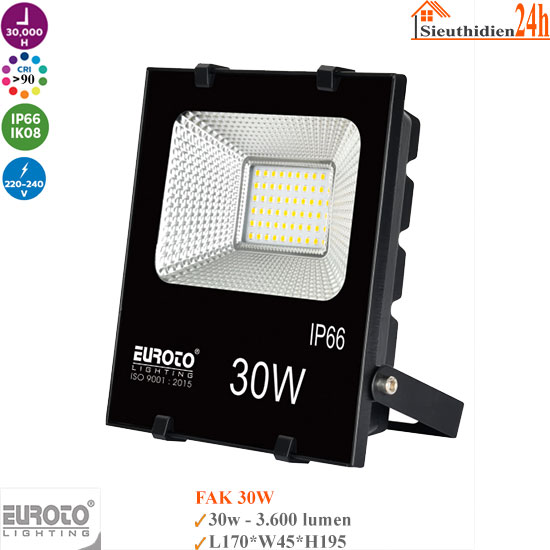 Đèn Led Pha Euroto FAK-30W