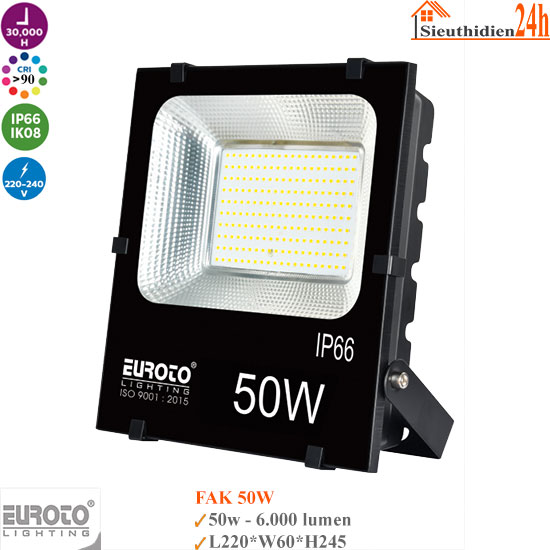 Đèn Led Pha Euroto FAK-50W