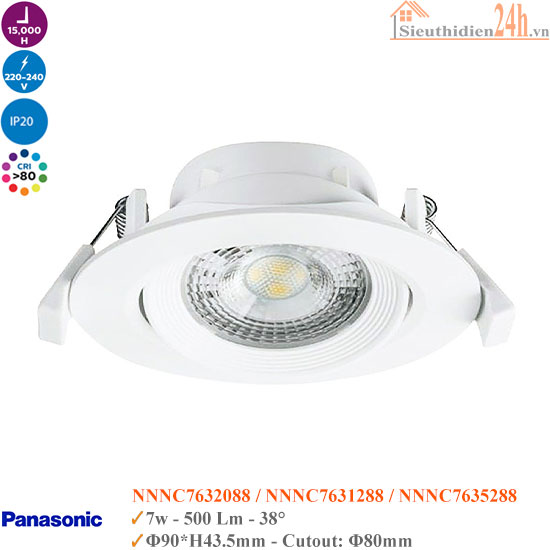 Đèn Spotlight Âm Trần Panasonic NNNC763288 7W