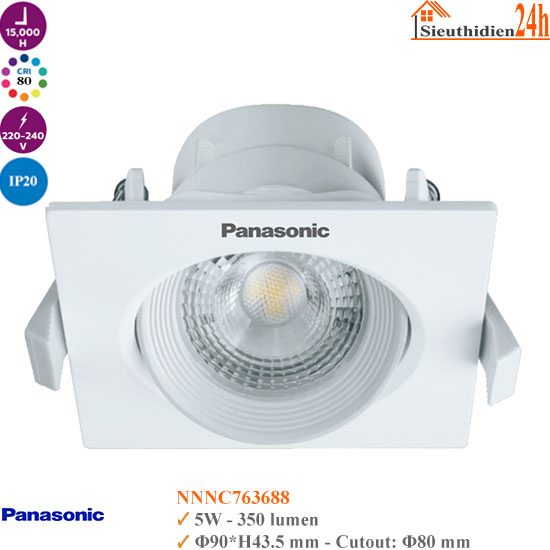 Đèn Spotlight Âm Trần Panasonic NNNC763688 5W