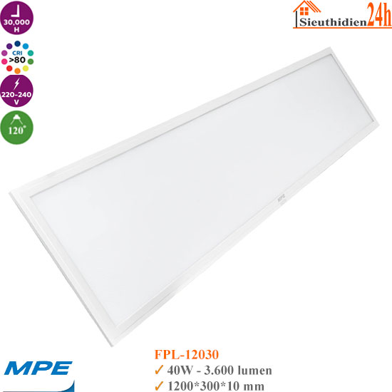 Đèn Led Panel MPE FPL-12030 40W
