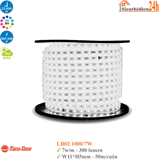 Đèn Led Dây Rạng Đông LD02 7W 220V