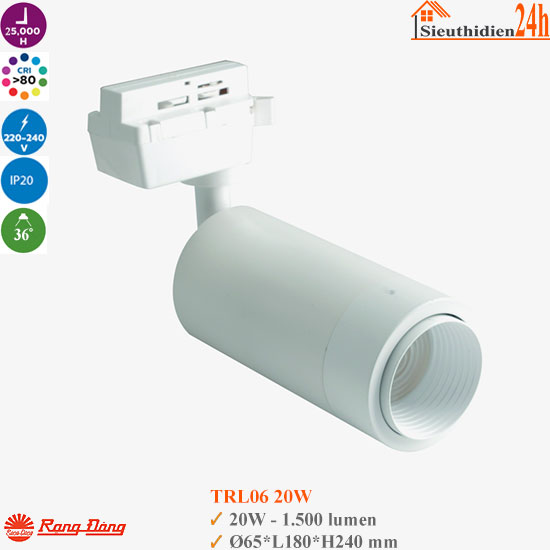 Đèn Rọi Ray Rạng Đông TRL06 20W