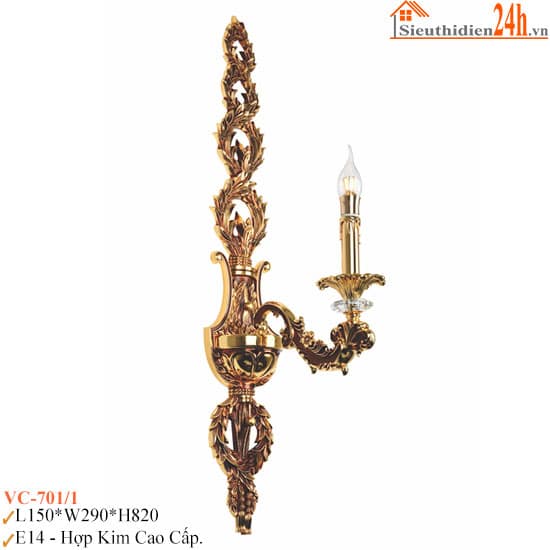 Đèn Tường Cổ Điển Euroto VC-701/1
