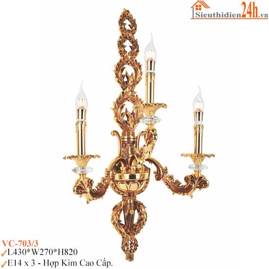 Đèn Tường Cổ Điển Euroto VC-703/3