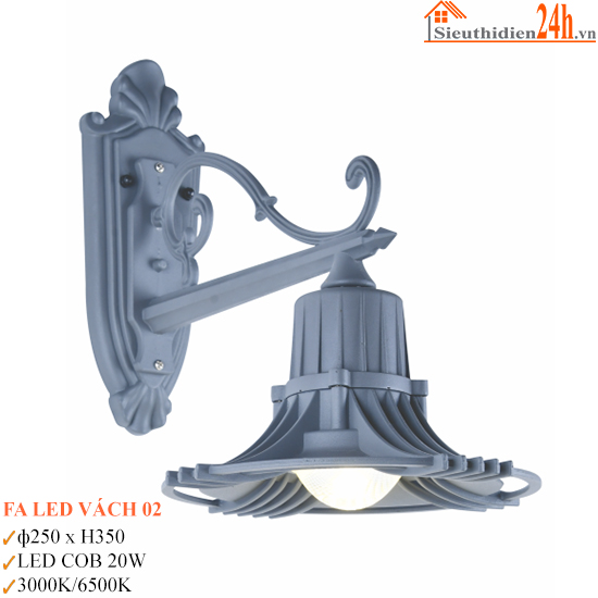 Đèn Tường Ngoài Trời Euroto FA LED V-02